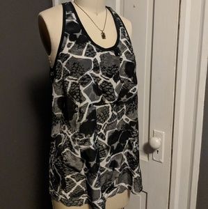 Dahlia Collection Patterned Blouse